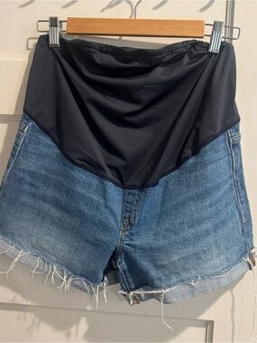 Madewell Maternity High-Rise Denim Shorts | Size 27